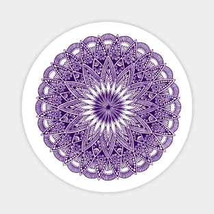 Mandala (dark purple) Magnet